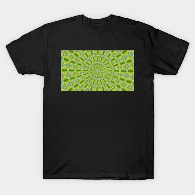 Green is Great kaleidoscope T-Shirt by PurpleKittyCat